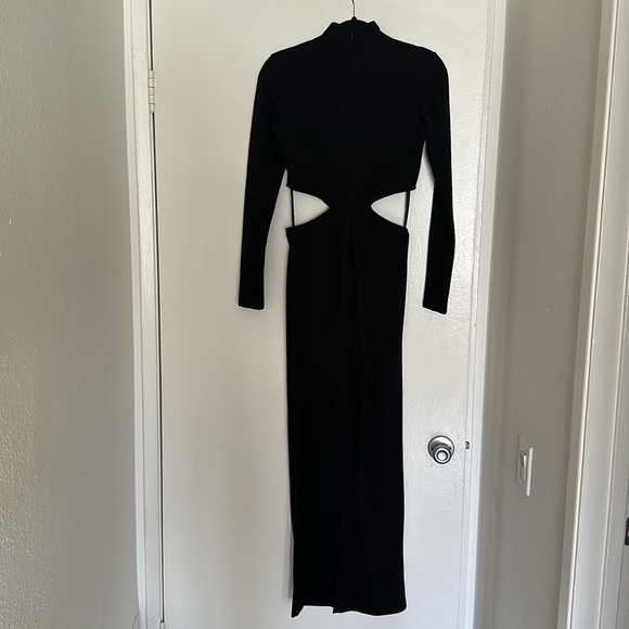 STAUD Arlette Black Cut-Out Gown Dress - size Small - Picture 7 of 8